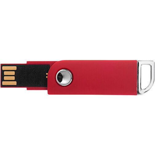 Swivel Rectangular USB-Stick , rot MB , 16 GB , Kunststoff MB , 5,40cm x 1,70cm x 0,70cm (Länge x Höhe x Breite), Bild 7