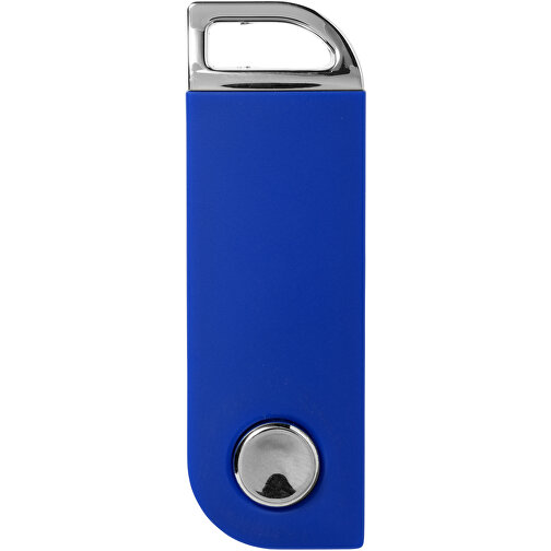 Swivel Rectangular USB-Stick , blau MB , 1 GB , Kunststoff MB , 5,40cm x 1,70cm x 0,70cm (Länge x Höhe x Breite), Bild 5