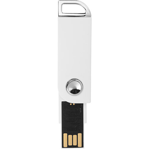 Swivel Rectangular USB-Stick , weiß MB , 32 GB , Kunststoff MB , 5,40cm x 1,70cm x 0,70cm (Länge x Höhe x Breite), Bild 3