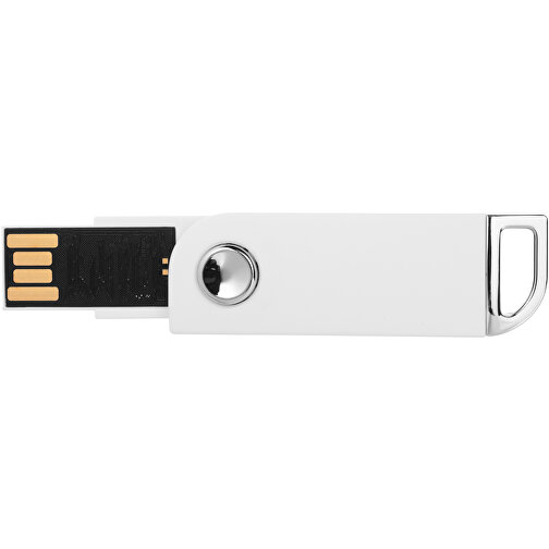Swivel Rectangular USB-Stick , weiß MB , 16 GB , Kunststoff MB , 5,40cm x 1,70cm x 0,70cm (Länge x Höhe x Breite), Bild 7
