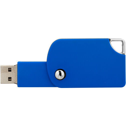 Swivel Square USB-Stick , blau MB , 2 GB , Kunststoff MB , 5,00cm x 3,10cm x 1,00cm (Länge x Höhe x Breite), Bild 7