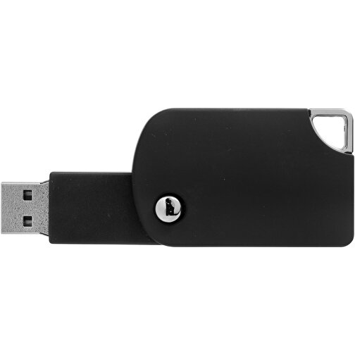 Swivel Square USB-Stick , schwarz MB , 4 GB , Kunststoff MB , 5,00cm x 3,10cm x 1,00cm (Länge x Höhe x Breite), Bild 7
