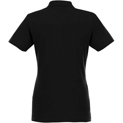 Helios Poloshirt Für Damen , schwarz, Piqué Strick 100% BCI Baumwolle, 180 g/m2, L, , Bild 5