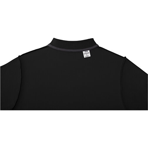 Helios Poloshirt Für Damen , schwarz, Piqué Strick 100% BCI Baumwolle, 180 g/m2, L, , Bild 6