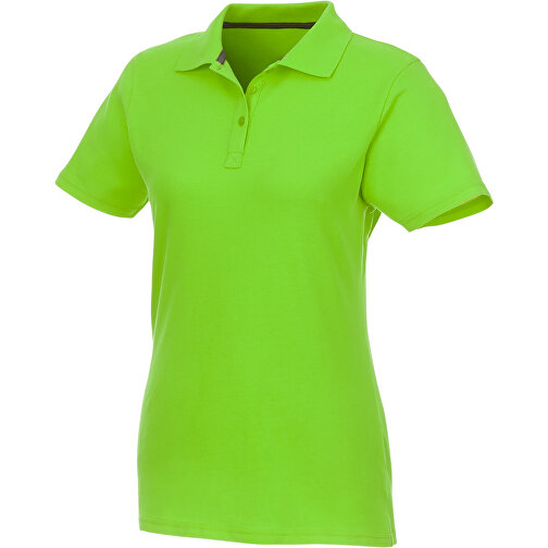 Helios Poloshirt Für Damen , apfelgrün, Piqué Strick 100% BCI Baumwolle, 180 g/m2, XXL, , Bild 1