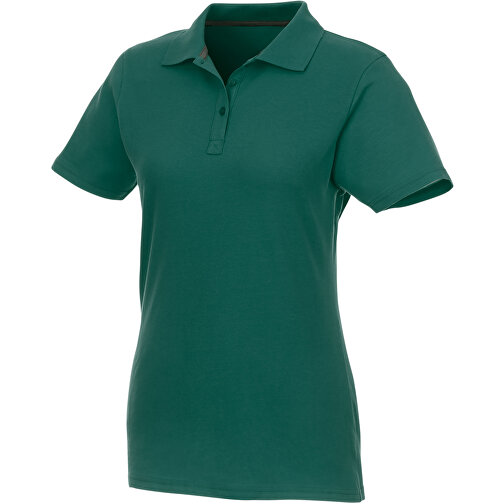 Helios Poloshirt Für Damen , waldgrün, Piqué Strick 100% BCI Baumwolle, 180 g/m2, XXL, , Bild 1