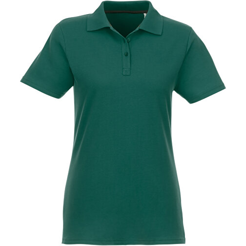 Helios Poloshirt Für Damen , waldgrün, Piqué Strick 100% BCI Baumwolle, 180 g/m2, XXL, , Bild 3