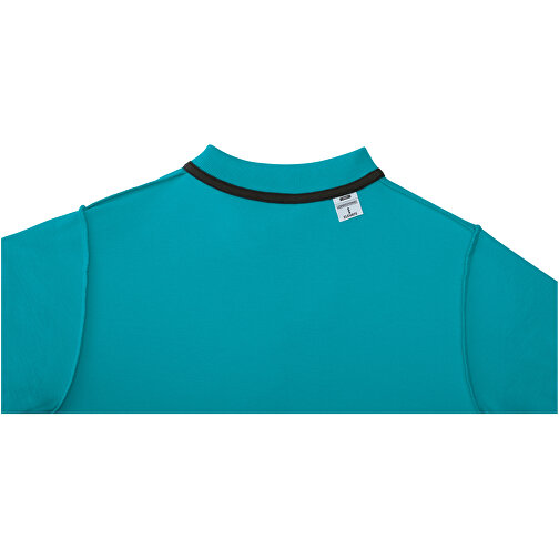 Helios Poloshirt Für Damen , aquablau, Piqué Strick 100% BCI Baumwolle, 180 g/m2, M, , Bild 5