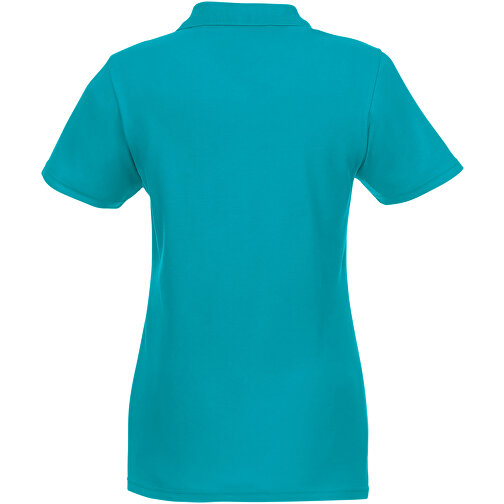 Helios Poloshirt Für Damen , aquablau, Piqué Strick 100% BCI Baumwolle, 180 g/m2, XS, , Bild 4