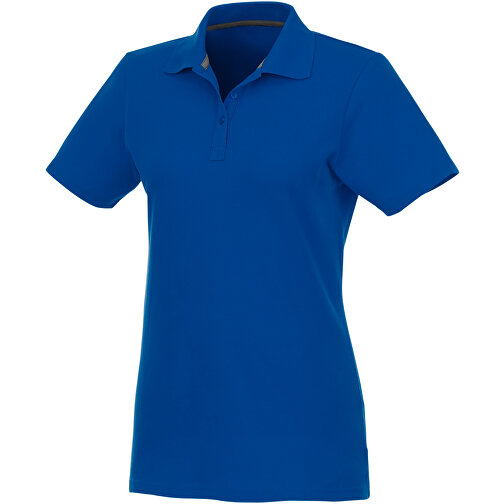 Helios Poloshirt Für Damen , blau, Piqué Strick 100% BCI Baumwolle, 180 g/m2, M, , Bild 1
