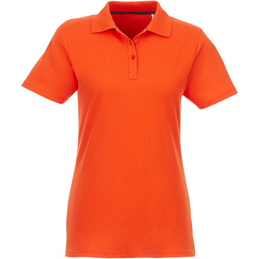 Helios Poloshirt Für Damen , orange, Piqué Strick 100% BCI Baumwolle, 180 g/m2, L, , Bild 4