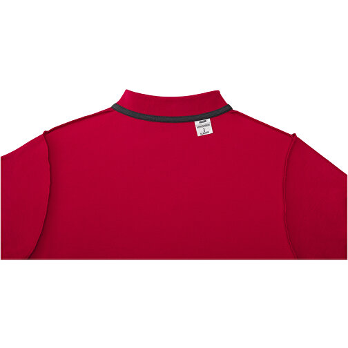 Helios Poloshirt Für Damen , rot, Piqué Strick 100% BCI Baumwolle, 180 g/m2, XXL, , Bild 6