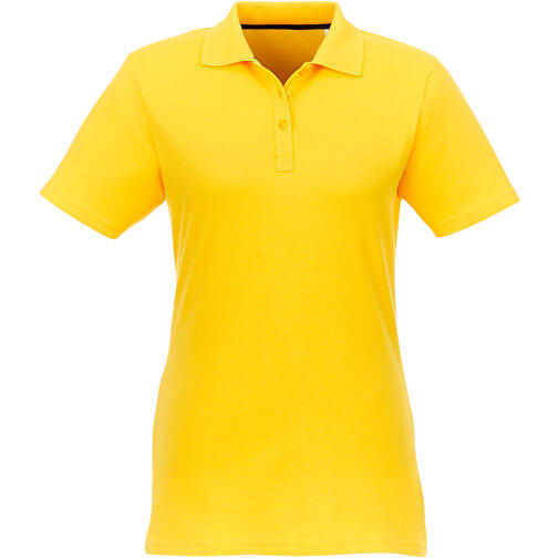 Helios Poloshirt Für Damen , gelb, Piqué Strick 100% BCI Baumwolle, 180 g/m2, XL, , Bild 4