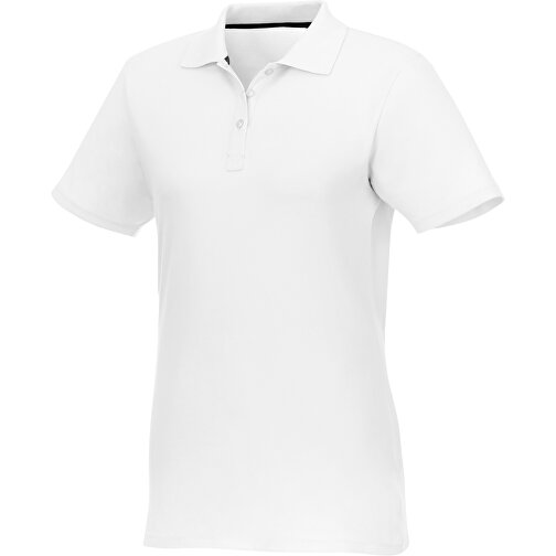 Helios Poloshirt Für Damen , weiß, Piqué Strick 100% BCI Baumwolle, 180 g/m2, 3XL, , Bild 1