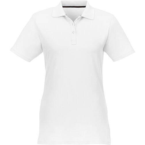 Helios Poloshirt Für Damen , weiß, Piqué Strick 100% BCI Baumwolle, 180 g/m2, XL, , Bild 4