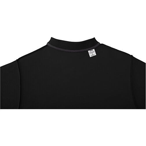 Helios Poloshirt Für Herren , schwarz, Piqué Strick 100% BCI Baumwolle, 180 g/m2, 4XL, , Bild 6