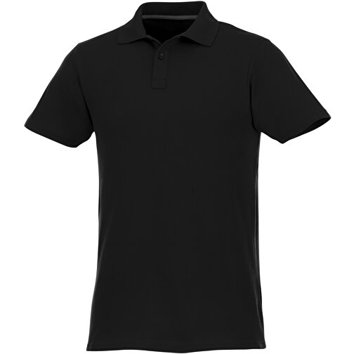 Helios Poloshirt Für Herren , schwarz, Piqué Strick 100% BCI Baumwolle, 180 g/m2, XXL, , Bild 1