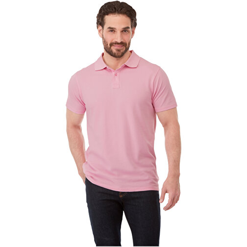 Helios Poloshirt Für Herren , kohle, Piqué Strick 100% BCI Baumwolle, 180 g/m2, XL, , Bild 7