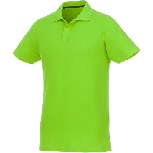 Helios Poloshirt Für Herren , apfelgrün, Piqué Strick 100% BCI Baumwolle, 180 g/m2, XXL, , Bild 2