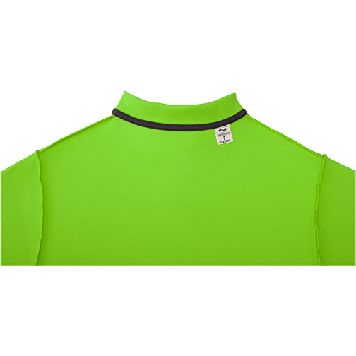Helios Poloshirt Für Herren , apfelgrün, Piqué Strick 100% BCI Baumwolle, 180 g/m2, M, , Bild 4