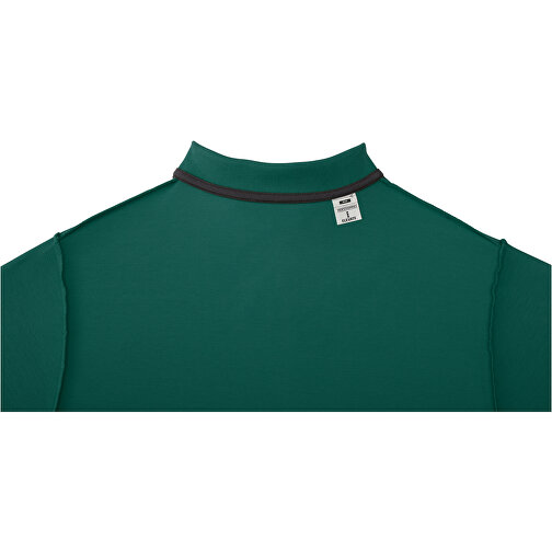 Helios Poloshirt Für Herren , waldgrün, Piqué Strick 100% BCI Baumwolle, 180 g/m2, S, , Bild 5