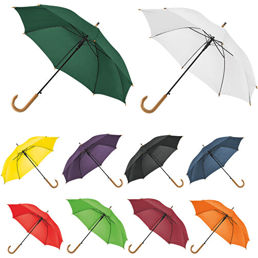 PATTI. Regenschirm Aus 190T-Polyester Mit Automatischer Öffnung , gelb, 190T Polyester, , Bild 2