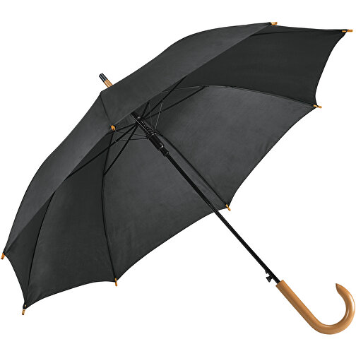 PATTI. Regenschirm Aus 190T-Polyester Mit Automatischer Öffnung , schwarz, 190T Polyester, , Bild 1