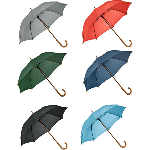 BETSEY. Regenschirm , hellblau, 190T Polyester, , Bild 2