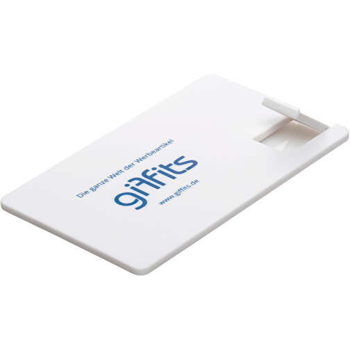 USB-Stick CARD Swivel 2.0 64GB Mit Verpackung , Promo Effects MB , weiß MB , 65 GB , Aluminium MB , 3 - 10 MB/s MB , 8,45cm x 0,25cm x 52,50cm (Länge x Höhe x Breite), Bild 6