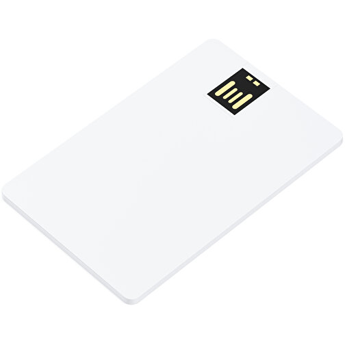 USB Stick CARD Swivel 2.0 64GB , Promo Effects MB , weiß MB , 65 GB , Aluminium MB , 3 - 10 MB/s MB , 8,45cm x 0,25cm x 52,50cm (Länge x Höhe x Breite), Bild 2