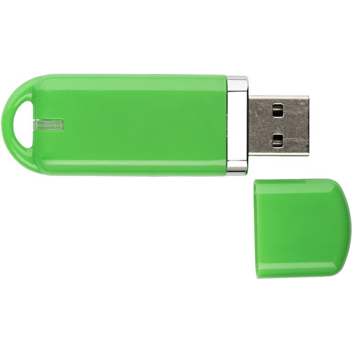 USB-Stick Focus Glänzend 2.0 64GB , Promo Effects MB , grün MB , 65 GB , Kunststoff MB , 3 - 10 MB/s MB , , Bild 3