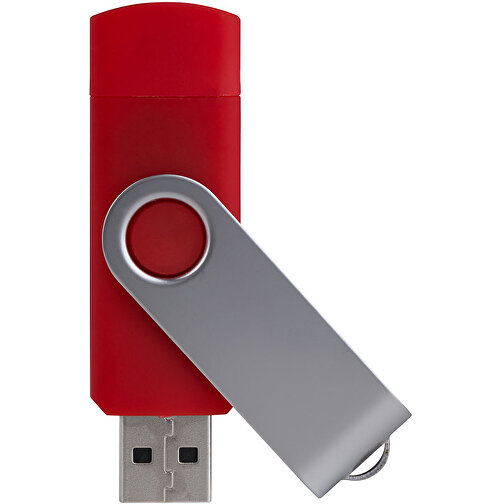 USB-Stick Smart Swing 64 GB , Promo Effects MB , rot MB , 65 GB , Kunststoff, Metal MB , 3 - 10 MB/s MB , 7,00cm x 1,00cm x 1,90cm (Länge x Höhe x Breite), Bild 1