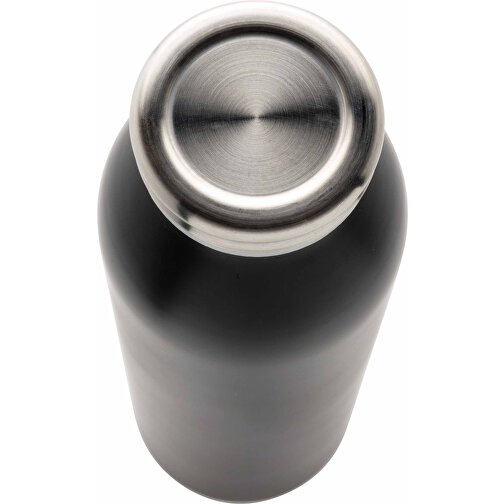 Auslaufgeschützte Kupfer-Vakuum-Flasche, Schwarz , schwarz, Edelstahl, 26,00cm (Höhe), Bild 3