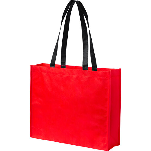Tasche TUCSON , rot, Gross Vliesstoff, 40,00cm x 11,00cm x 32,00cm (Länge x Höhe x Breite), Bild 1