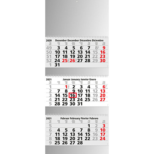 3-måneders kalender Maxi Wire-O 3 bestselger inkl. 4C-trykk, Bilde 2