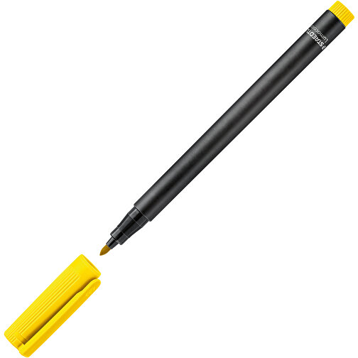 STAEDTLER Lumocolor Permanent M , Staedtler, gelb, Kunststoff, 14,10cm x 0,90cm x 0,90cm (Länge x Höhe x Breite), Bild 2