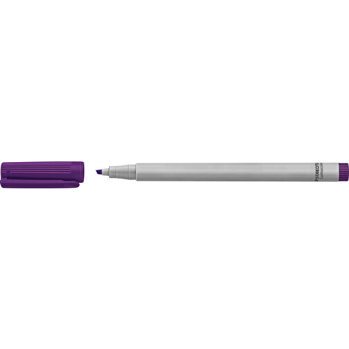 STAEDTLER Lumocolor Non-permanent B , Staedtler, violett, Kunststoff, 14,10cm x 0,90cm x 0,90cm (Länge x Höhe x Breite), Bild 3