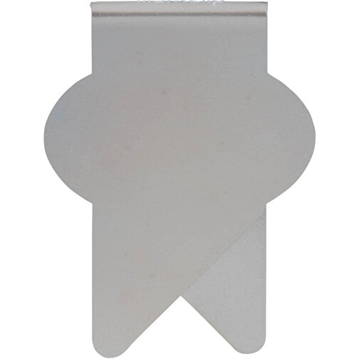 Büroklammer Wingclip Shape 3 , silber, Rostfrei Federbandstahl, 2,90cm x 2,10cm (Länge x Breite), Bild 1