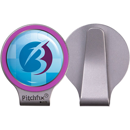 Pitchfix Cap Clip , Pitchfix, violett, Kunststoff, 3,00cm x 4,00cm (Länge x Breite), Bild 1
