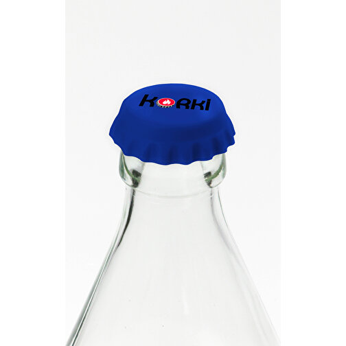 Korki - Flaschenverschluss , blau, Silikon, , Bild 4
