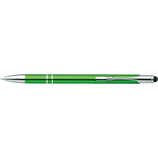 GALBA. Aluminium-Kugelschreiber Mit Touch Tip Und Clip , hellgrün, Aluminium, , Bild 3
