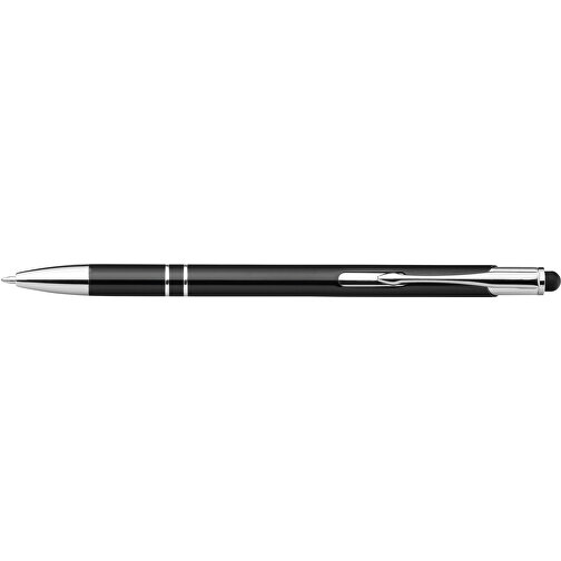 GALBA. Aluminium-Kugelschreiber Mit Touch Tip Und Clip , schwarz, Aluminium, , Bild 3