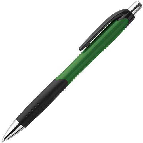 CARIBE. Kugelschreiber Aus ABS Mit Gummigriff , grün, ABS Kunststoff, , Bild 2