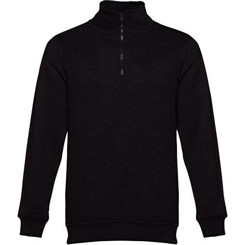 THC BUDAPEST. Unisex Sweatshirt , schwarz, Baumwolle und Polyester, S, 71,00cm x 51,00cm (Länge x Breite), Bild 1