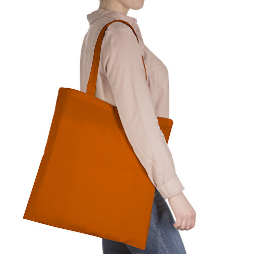 Baumwolltasche Urban Lang Color , Promo Effects, orange, Baumwolle, 38,00cm x 42,00cm (Länge x Höhe), Bild 4