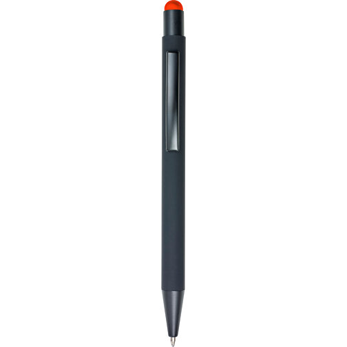 Kugelschreiber Aus Aluminium Formentera , orange, Aluminium, Metall, Kautschuk, , Bild 1