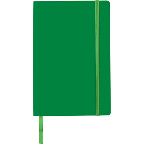 Notizbuch Aus PU Mireia , grün, Karton, PU, Papier 70 g/m2*, 21,00cm x 1,00cm x 14,10cm (Länge x Höhe x Breite), Bild 1