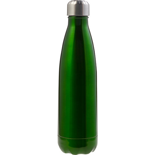 Doppelwandige Trinkflasche Aus Edelstahl Lombok , grün, Edelstahl 201, , Bild 1