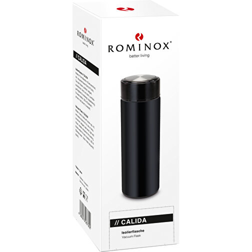 ROMINOX® Isolierflasche // Calida , Edelstahl - matt lackiert, Kunststoff, 6,50cm x 20,00cm x 6,50cm (Länge x Höhe x Breite), Bild 4