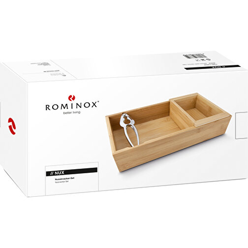 ROMINOX® Nussknacker-Set // Nux , Bambus, Metall, 30,00cm x 7,50cm x 16,50cm (Länge x Höhe x Breite), Bild 6